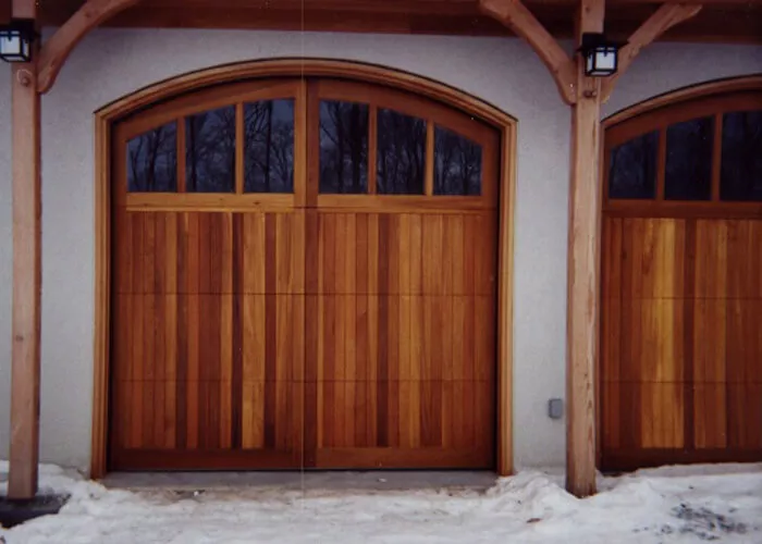 Custom Wood Door, 2 doors, Light Wood tinted