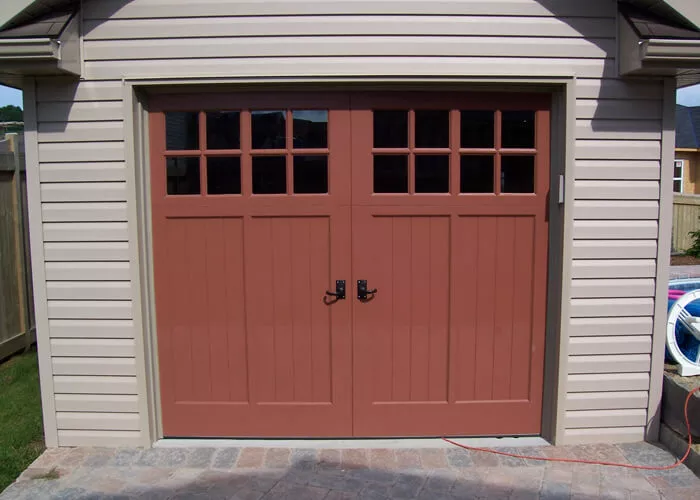 Custom Wood Door, with handles